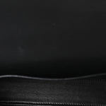 Shiny Calfskin Triomphe Shoulder Bag Black