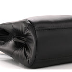 Nylon Small Puff Shopping Bag Black