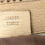 Monogram Large Horsebit Chain Hobo Off White