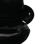 Padded Velvet Mini Bag Black