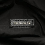 Recycled Sport Nylon Logo Embroidered Wheel Beltpack Black