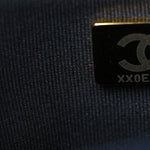 Denim Quilted Chanel 19 Wallet On Chain WOC Blue