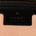 Calfskin Matelasse Small GG Marmont Shoulder Bag Black