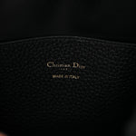 Calfskin Medium Signature Bucket Bag Black