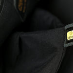 Braided Sheepskin Large Boy Reverso Flap Black