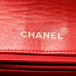 Lambskin Quilted Small Single Flap Red