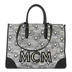 Nappa Jacquard Monogram Large Tote Grey