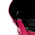 Calfskin XXS Everyday Tote Rose Magenta Black