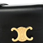 Shiny Calfskin Mini Triomphe Black