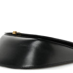 Box Calfskin Mini Voltaire Top Handle Bag Black