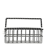 Brass Calfskin Grocery By Chanel Minaudiere Shopping Basket Silver