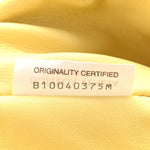Paper Calfskin Puffy Flap Butter Brass
