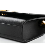 Grain De Poudre Small Classic Monogram Kate Satchel Black