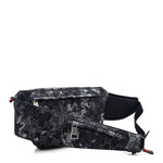 Denim Monogram Web Belt Bag Blue Multicolor