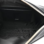 Pebbled Calfskin Shoulder Bag  Black