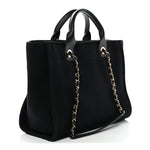 Mixed Fibers Small Deauville Tote Black