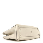 Pebbled Calfskin Medium Bella Tote Off White