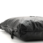Shiny Calfskin Quilted Chanel 22 Backpack So Black