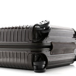 Gloss Polycarbonate Suitcase Compact Brown