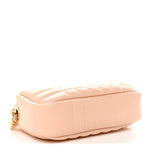 Lambskin Quilted Mini Lola Camera Bag Peach Pink