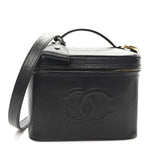 Caviar CC Vanity Train Case Black