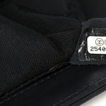 Calfskin Quilted Medium Boy Flap So Black
