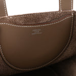 Taurillon Clemence Swift In-The-Loop 18 Bag Etoupe