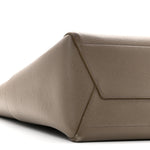 Soft Grained Calfskin Sangle Bucket Bag Taupe