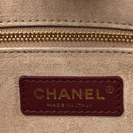 Calfskin Archetype Small Shopping Tote Dark Burgundy