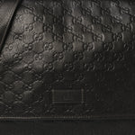 Guccissima Medium Flap Messenger Bag Chocolate