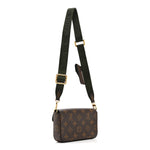 Monogram Felicie Strap & Go Kaki