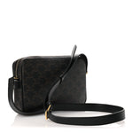 Triomphe Canvas Medium Messenger Bag Black