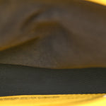 Calfskin Mini Binder Clip Bag Yellow