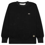 Waffle Crewneck - Anthracite Black