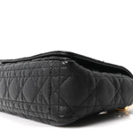 Calfskin Cannage Small Caro Bag Black
