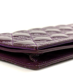 Patent Cannage Lady Dior Convertible Clutch Purple