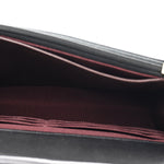 Lambskin Quilted Wallet On Chain WOC Black