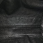 Smooth Butter Calf The Pouch Oversized Clutch Black
