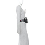 Soft GG Supreme Monogram Web Belt Bag Black Grey