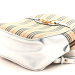 Smooth Calfskin 1983 Knight Check Link Backpack Silver