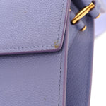 Calfskin Mini T Clasp Tara Crossbody Bag Hyacinth