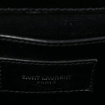 Grain De Poudre Medium Classic Monogram Kate Satchel Black White