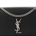 Grain De Poudre Medium Classic Monogram Kate Satchel Black