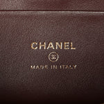 Caviar Quilted Top Handle Slim Vanity With Chain Black