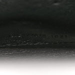 Grain De Poudre Matelasse Chevron Monogram Chain Wallet Black