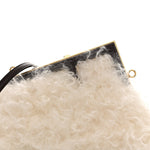 Baby Mongolian Nappa Small Fendi First White Fondente