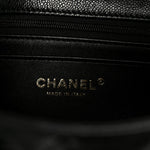 Caviar Quilted Small Handy CC Flap Black