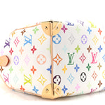 LV X TM Monogram Multicolor Speedy Bandouliere 25 White