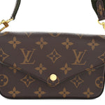 Monogram Felicie Strap & Go Kaki