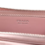 Satin Crystal Mini Triangle Crossbody Pouch Alabastro